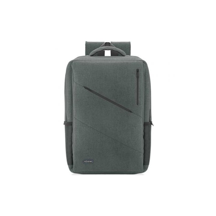 Mochila Aisens Urbana y de Oficina ASBG-BP085-GR para Portátiles hasta 15.6"/ Gris