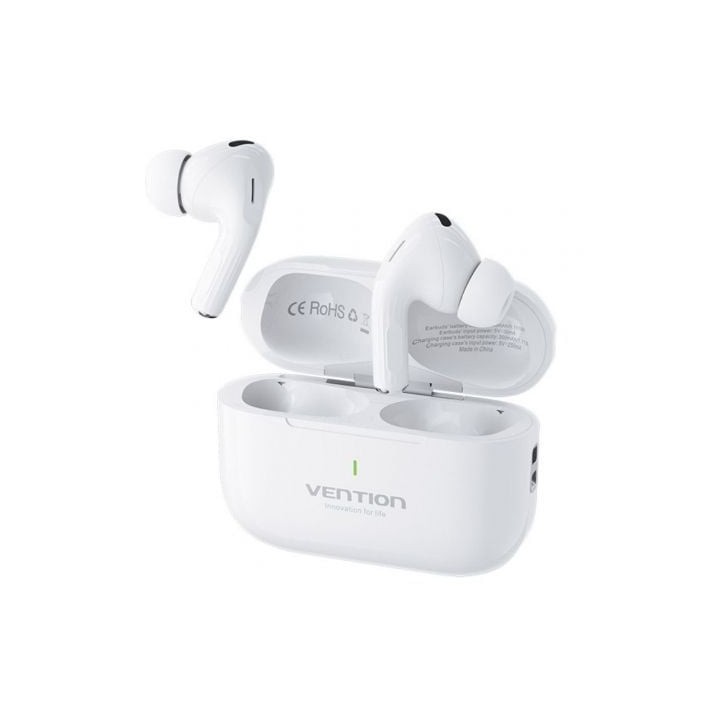 Auriculares Bluetooth Vention Echo Lite E11 con estuche de carga/ Autonomía 6h/ Blancos