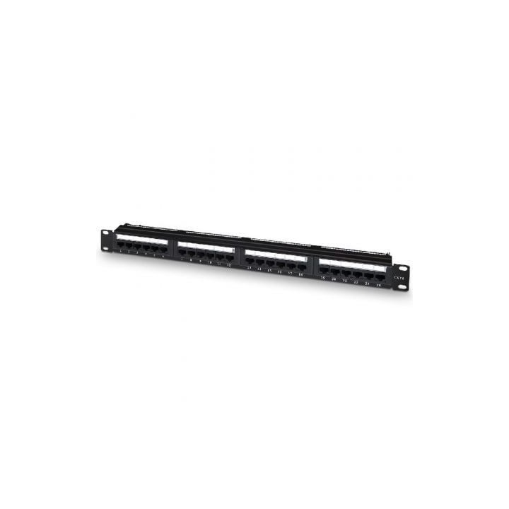 Patch Panel Aisens A141-0509/ 24 Puertos/ Cat.6/ Altura 1U/ Gestión de Cables