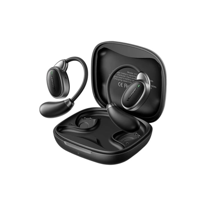 Auriculares Bluetooth Vention Open Ear 013 con estuche de carga/ Autonomía 8h/ Negros