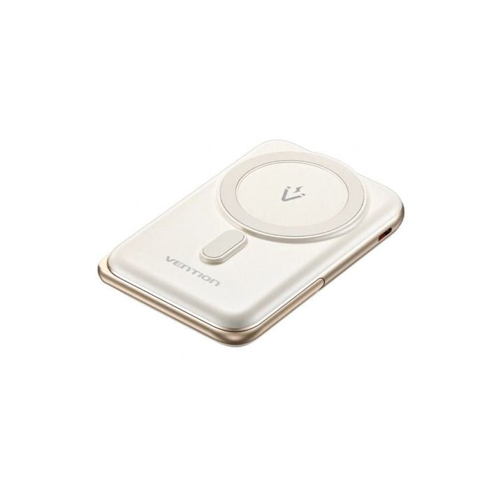 Powerbank 10000mAh Vention FHNW0/ 20W/ Wireless/ Blanca