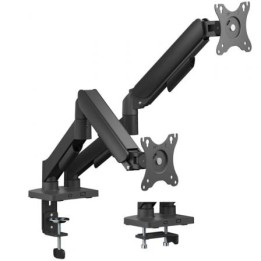 Soporte de Mesa con Contrapeso para 2 Monitores Aisens DT32TSR-357/ Giratorio/ Inclinable/ hasta 9kg