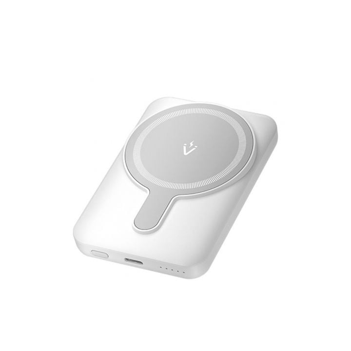 Powerbank 5000mAh Vention FHSW0/ 20W/ Wireless/ Blanca
