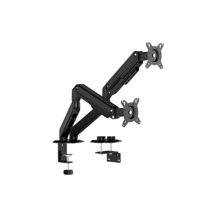 Soporte de Mesa con Contrapeso para 2 Monitores Aisens DT32TSR-451/ Giratorio/ Inclinable/ hasta 9kg