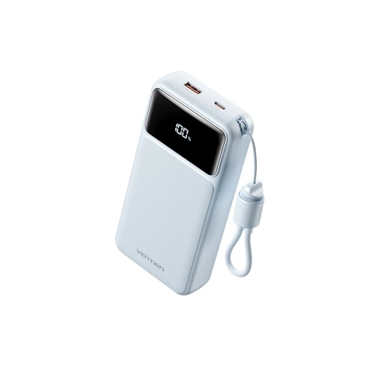 Powerbank 20000mAh Vention XGYL0-40-TY/ 22.5W/ Azul/ Incluye Cable USB Tipo-C