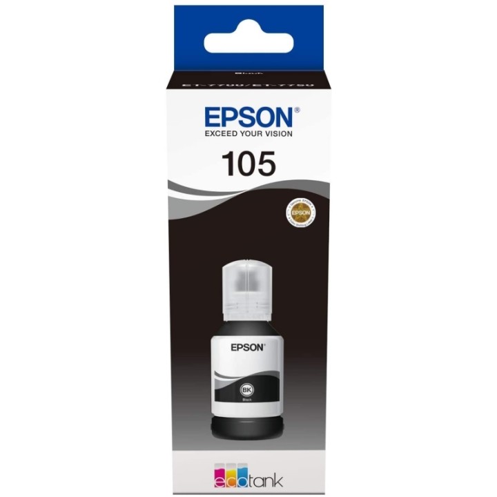 Epson Botella Tinta Ecotank 105 Negro