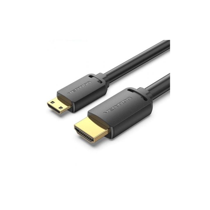Cable HDMI 4K Vention AGHBF/ HDMI Macho - Mini HDMI Macho/ 1m/ Negro