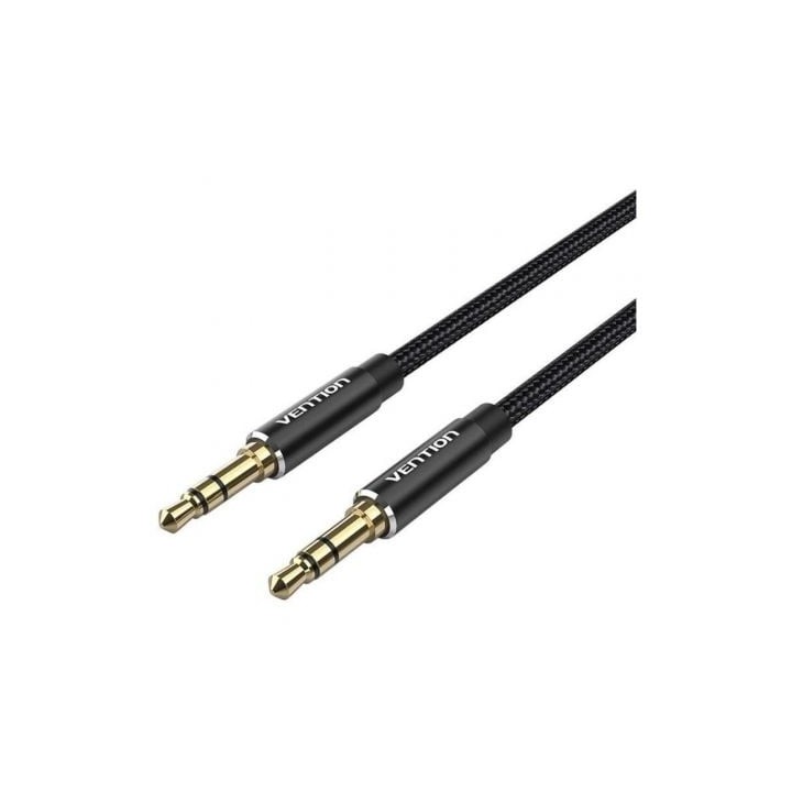 Cable Estéreo Vention BAWBJ/ Jack 3.5 Macho - Jack 3.5 Macho/ 5m/ Negro