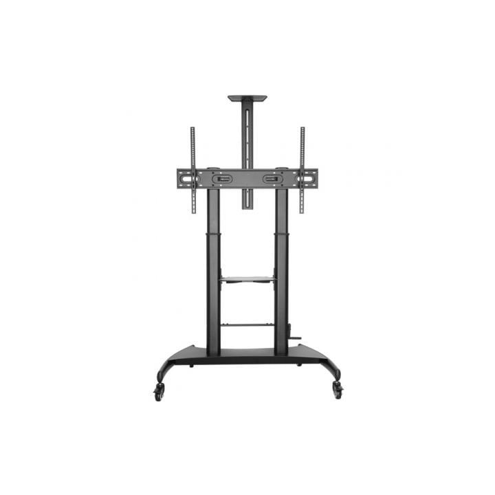 Soporte de Suelo Inclinable con Ruedas y Manivela Aisens FT100TE-123 para TV 60-100"/ hasta 100kg