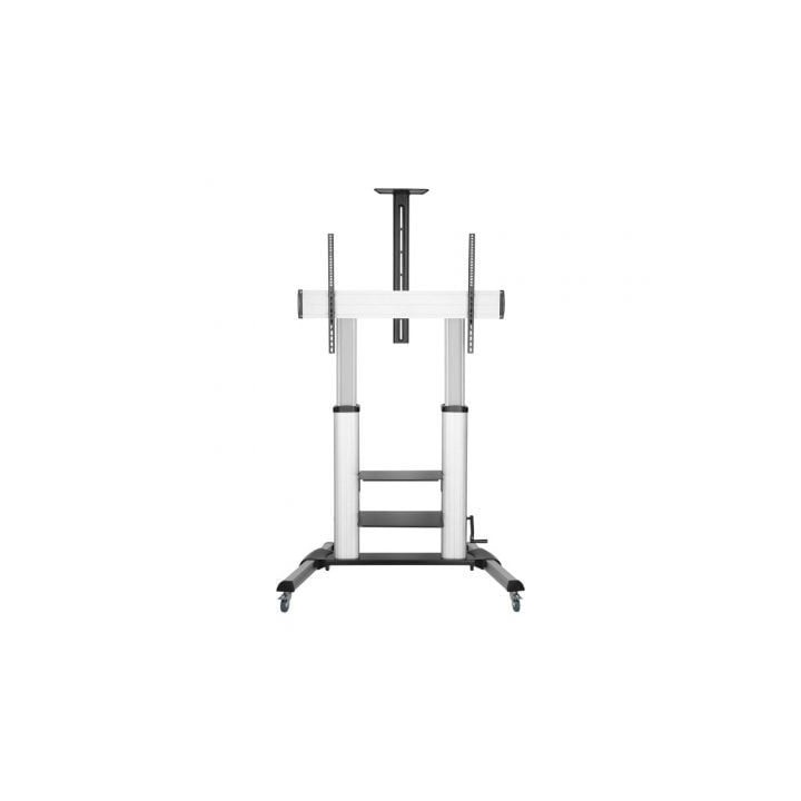 Soporte de Suelo Inclinable con Ruedas y Manivela Aisens FT100TE-125 para TV 60-100"/ hasta 100kg