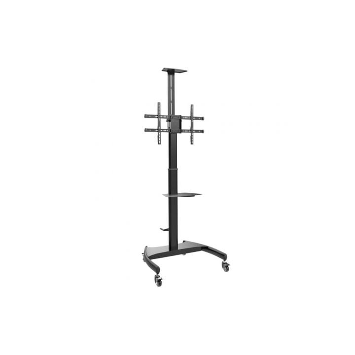Soporte de Suelo Inclinable/ Giratorio con Ruedas y Manivela Aisens FT70TE-169 para TV 37-70"/ hasta 50kg