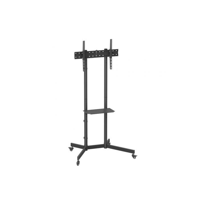 Soporte de Suelo Inclinable con Ruedas Aisens FT70TE-333 para TV 37"-70"/ hasta 45kg