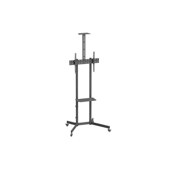 Soporte de Suelo Inclinable con Ruedas/ Soporte de Cámara Aisens FT70TE-335 para TV 37"-70"/ hasta 45kg
