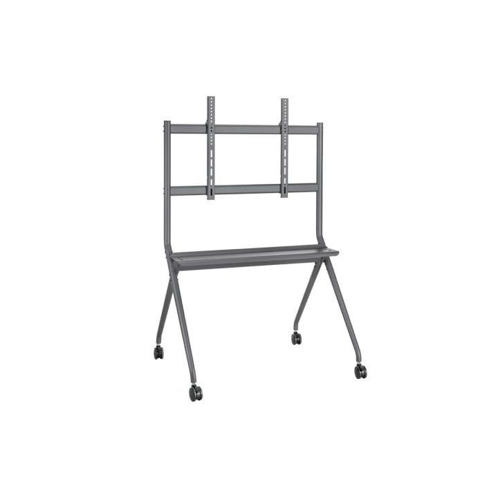 Soporte de Suelo con Ruedas Aisens FT86FE-143 para TV o Pantalla Interactiva 50"-86"/ hasta 120kg