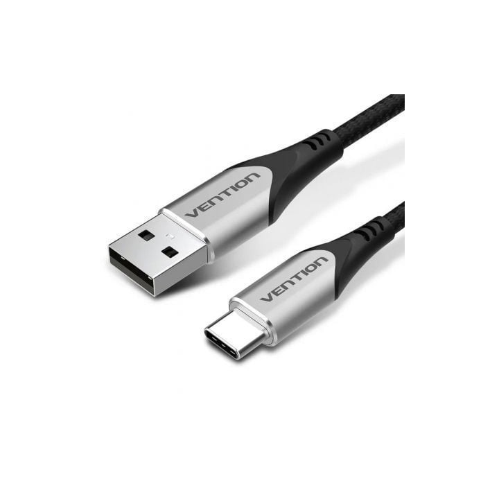 Cable USB 2.0 Tipo-C Vention CODHD/ USB Tipo-C Macho - USB Macho/ 480Mbps/ 50cm/ Gris