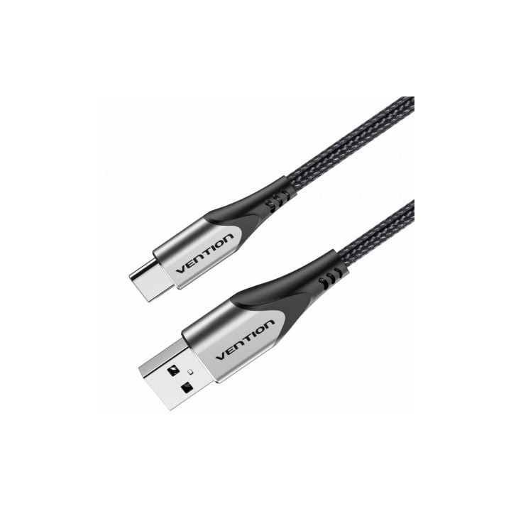 Cable USB 2.0 Tipo-C Vention CODHH/ USB Macho - USB Tipo-C Macho/ 480Mbps/ 2m/ Gris