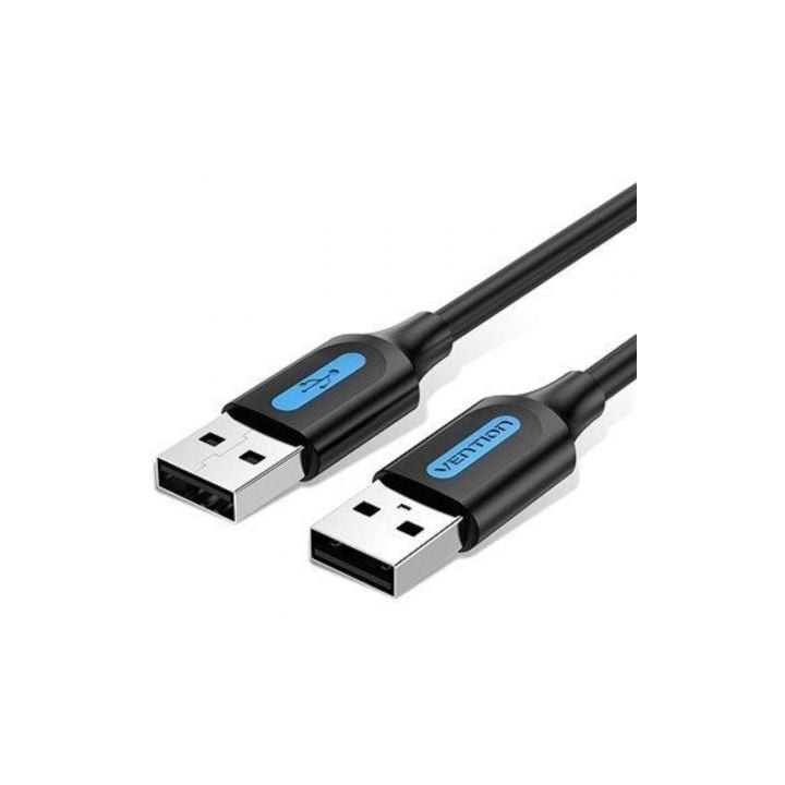 Cable USB 2.0 Vention COJBI/ USB Macho - USB Macho/ 480Mbps/ 3m/ Negro