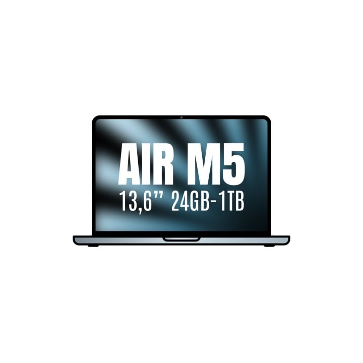 Apple Macbook Air 13,6"/ M5 10-Core CPU/ 24GB/ 1TB SSD/ 10-Core GPU/ Azul