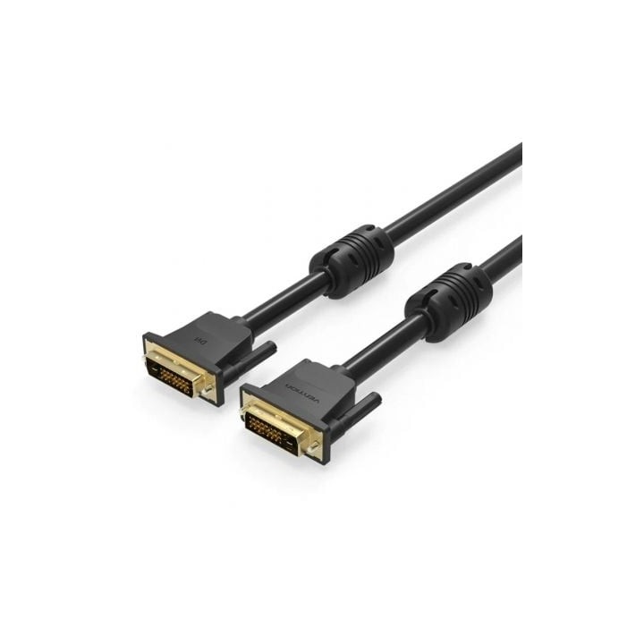 Cable DVI Vention EAABG/ DVI-D Macho - DVI-D Macho/ 1.5m/ Negro