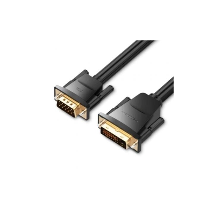 Cable Conversor Vention EABBG/ DVI Macho - VGA Macho/ 1.5m/ Negro