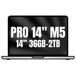 Apple Macbook Pro 14"/ M5 Max 36-Core CPU/ 36GB/ 2TB SSD/ 32-Core GPU/ Plata
