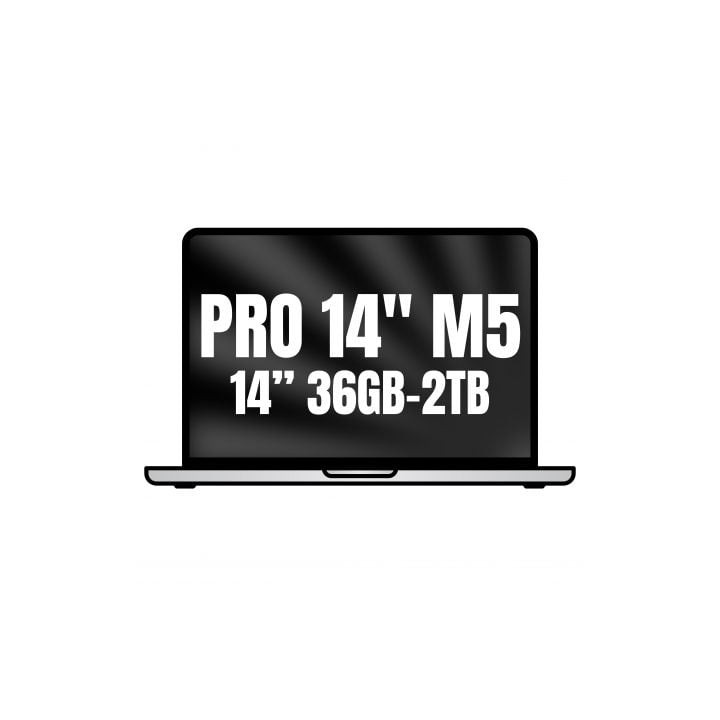 Apple Macbook Pro 14"/ M5 Max 36-Core CPU/ 36GB/ 2TB SSD/ 32-Core GPU/ Plata