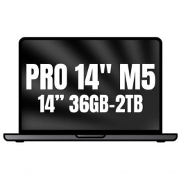 Apple Macbook Pro 14"/ M5 Max 18-Core CPU/ 36GB/ 2TB SSD/ 32-Core GPU/ Negro Espacial