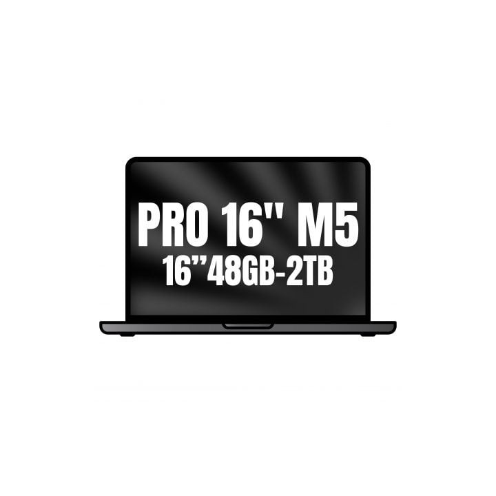 Apple Macbook Pro 16"/ M5 Max 18-Core CPU/ 48GB/ 2TB SSD/ 40-Core GPU/ Negro Espacial