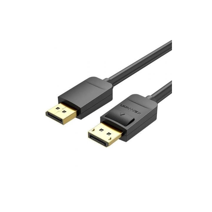 Cable DisplayPort 1.2 4K Vention HACBG/ DisplayPort Macho - DisplayPort Macho/ 1.5m/ Negro