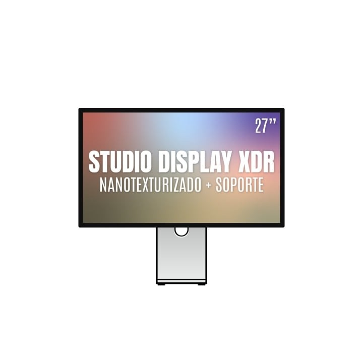 Apple Studio Display XDR 27"/ Cristal Nano texturizado/ Soporte con altura e inclinación ajustable