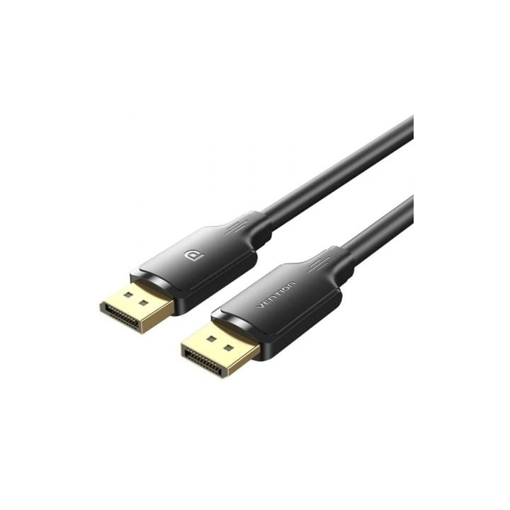 Cable DisplayPort Vention HAKBF/ DisplayPort Macho - DisplayPort 4K Macho/ 1m/ Negro