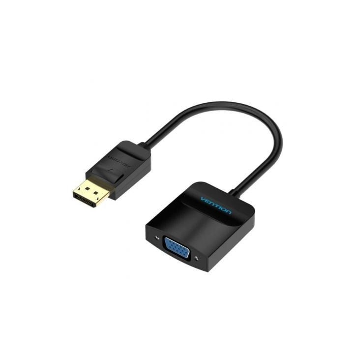 Conversor Vention HBFBB/ DisplayPort Macho - VGA Hembra/ 15cm/ Negro