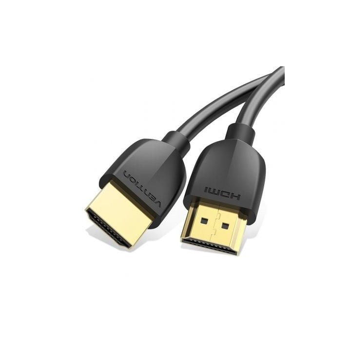 Cable HDMI 2.0 4K Portatil Vention AAIBH/ HDMI Macho - HDMI Macho/ 2m/ Negro
