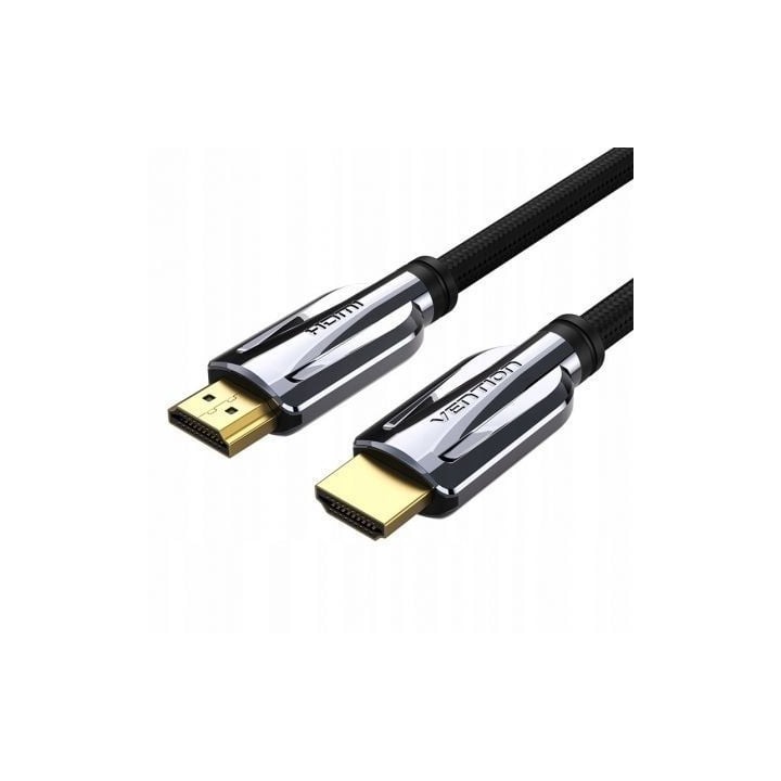 Cable HDMI 2.1 8K Vention AALBI/ HDMI Macho - HDMI Macho/ 3m/ Gris y Negro