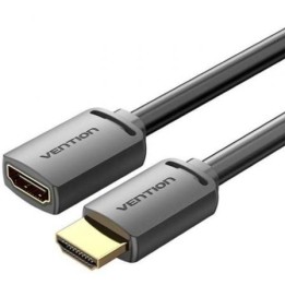 Cable Alargador HDMI 4K Vention AHCBI/ HDMI Macho - HDMI Hembra/ 3m/ Negro