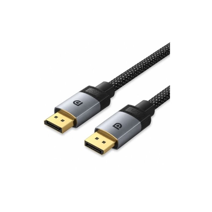 Cable DisplayPort 2.1 16K Vention HGBHI/ DisplayPort Macho - DisplayPort Macho/ 3m/ Gris