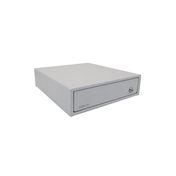 Cajón Portamonedas Approx appCASH33WH/ Manual y Automático/ Blanco