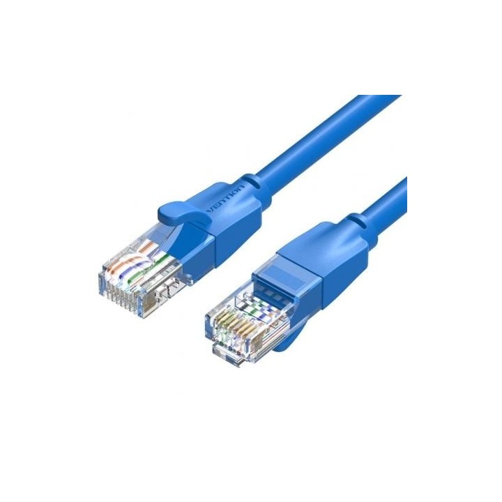 Cable de Red RJ45 UTP Vention IBELF Cat.6/ 1m/ Azul