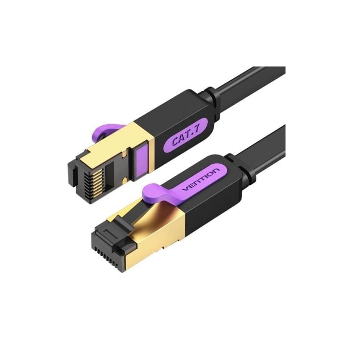 Cable de Red RJ45 STP Vention ICABG Cat.7/ 1.5m/ Negro