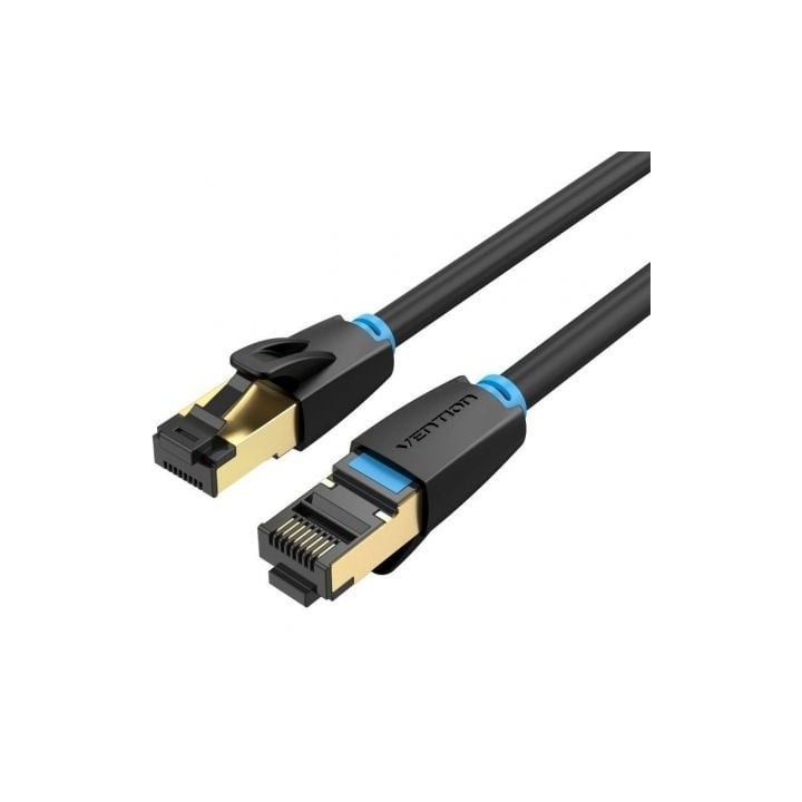 Cable de Red RJ45 SFTP Vention IKABN Cat.8/ 15m/ Negro