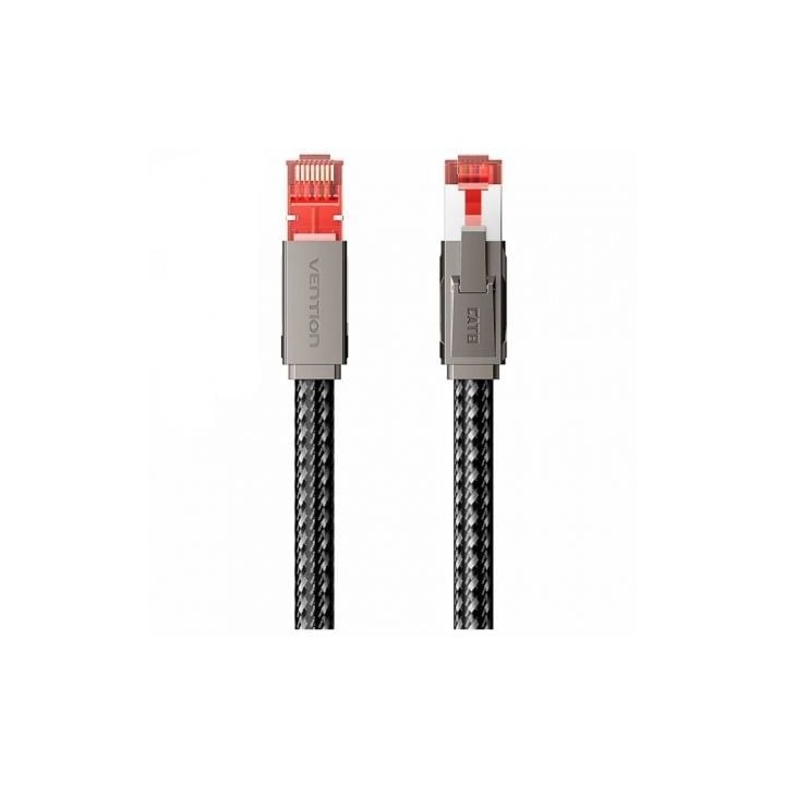 Cable de Red RJ45 SFTP Vention IKMHG Cat.8/ Gaming/ 1.5m/ Gris