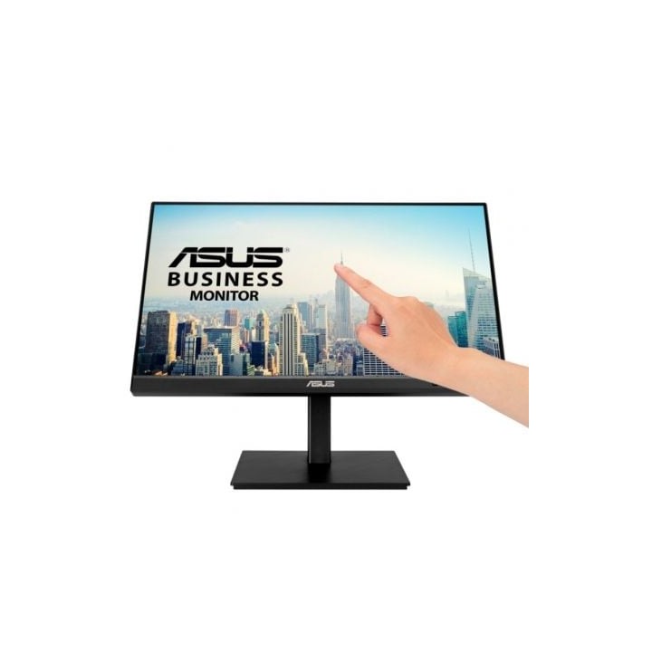 Monitor Profesional Táctil Asus BE24ECSBT 23.8"/ Full HD/ Multimedia/ Regulable en altura/ Negro