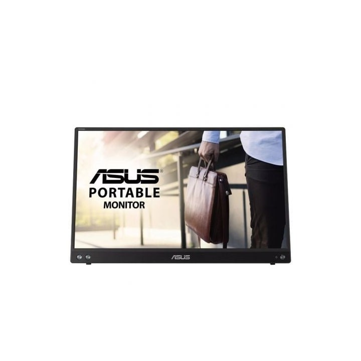 Monitor Portátil Asus ZenScreen MB16ACV 15.6"/ Full HD/ Negro