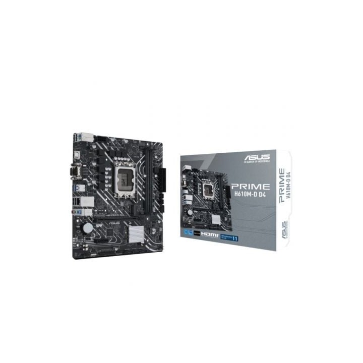 Placa Base Asus Prime H610M-D D4/ Socket 1700/ DDR4/ PCIe 4.0/ Micro ATX