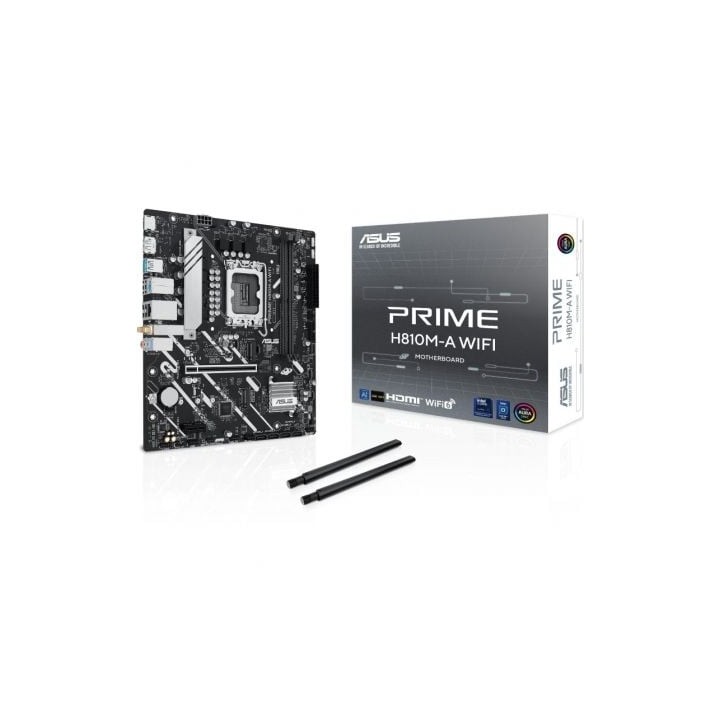 Placa Base Asus Prime H810M-A WIFI Socket 1851/ DDR5/ PCIe 4.0/ Micro ATX