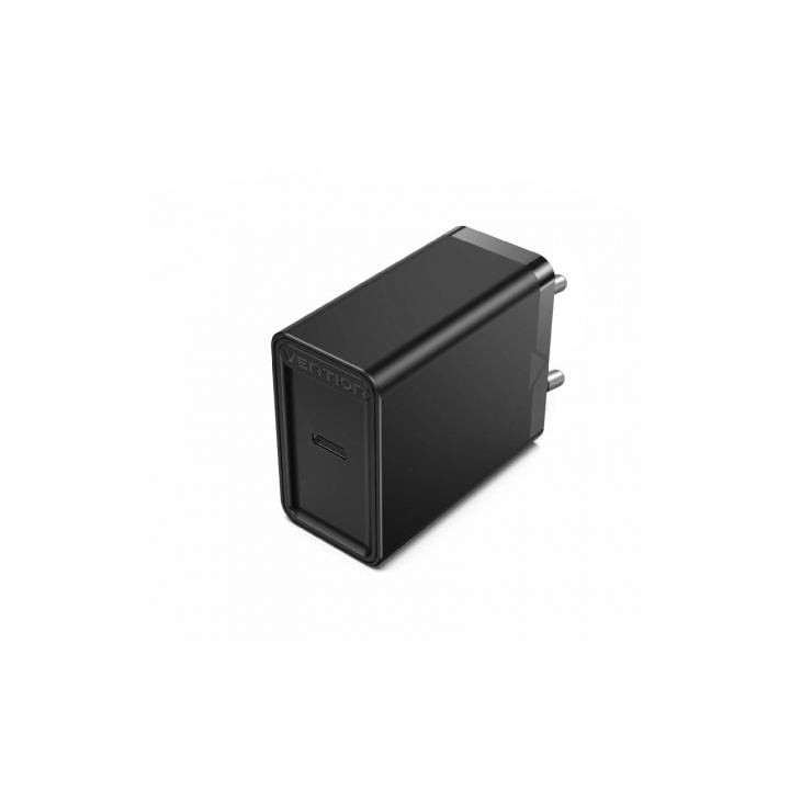 Cargador de Pared Vention FADB0-EU/ 1xUSB Tipo-C/ 20W