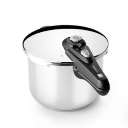 Olla a Presión Bra Vitesse A185104/ Ø24cm/ 9L/ Acero Inoxidable/ Apta para Inducción