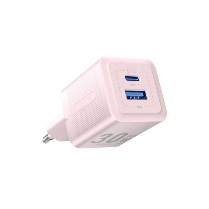 Cargador de Pared GaN Vention FEQP0-EU/ 1xUSB Tipo-C/ 1xUSB/ 30W
