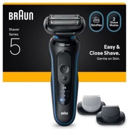 Afeitadora Braun Series 5 52-B1650S/ con Batería/ 2 Accesorios