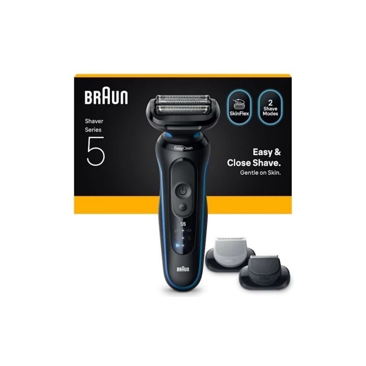 Afeitadora Braun Series 5 52-B1650S/ con Batería/ 2 Accesorios